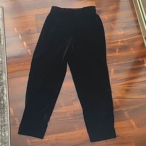 Jcrew Factory Black Velvet pants, size 0P